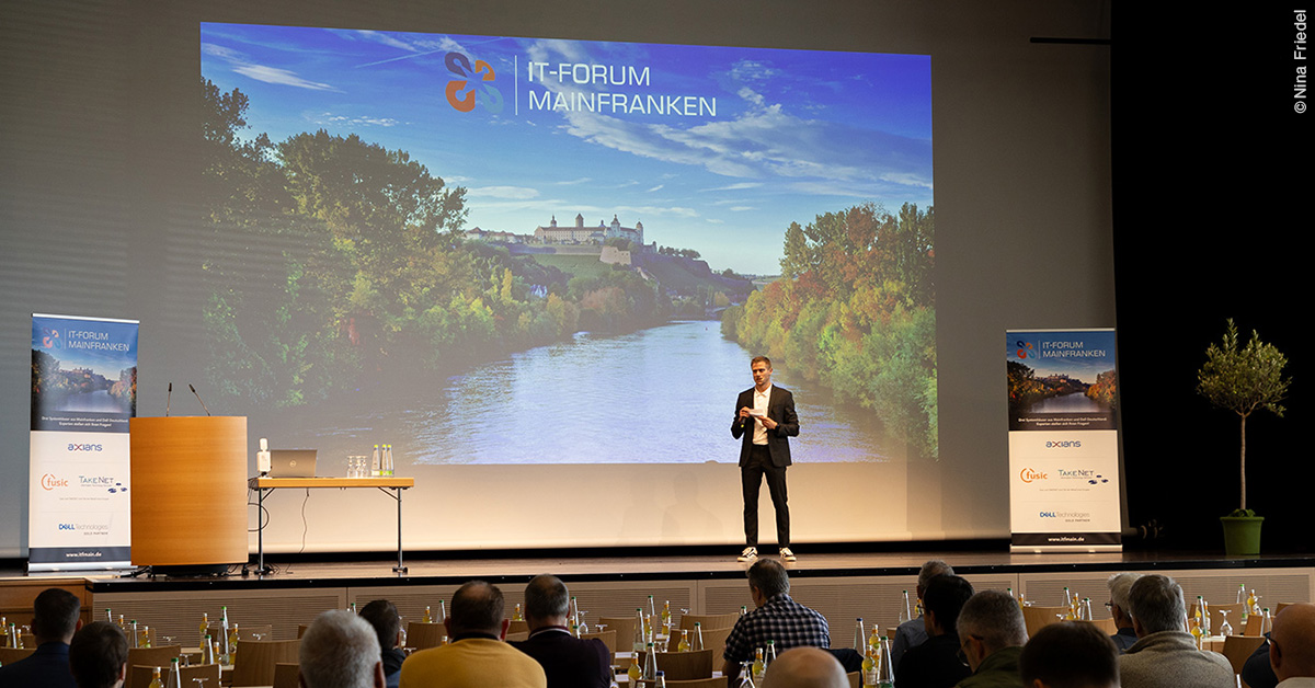 Bildtitel: IT-Forum Mainfranken 2024 – Wir danken allen Teilnehmern!