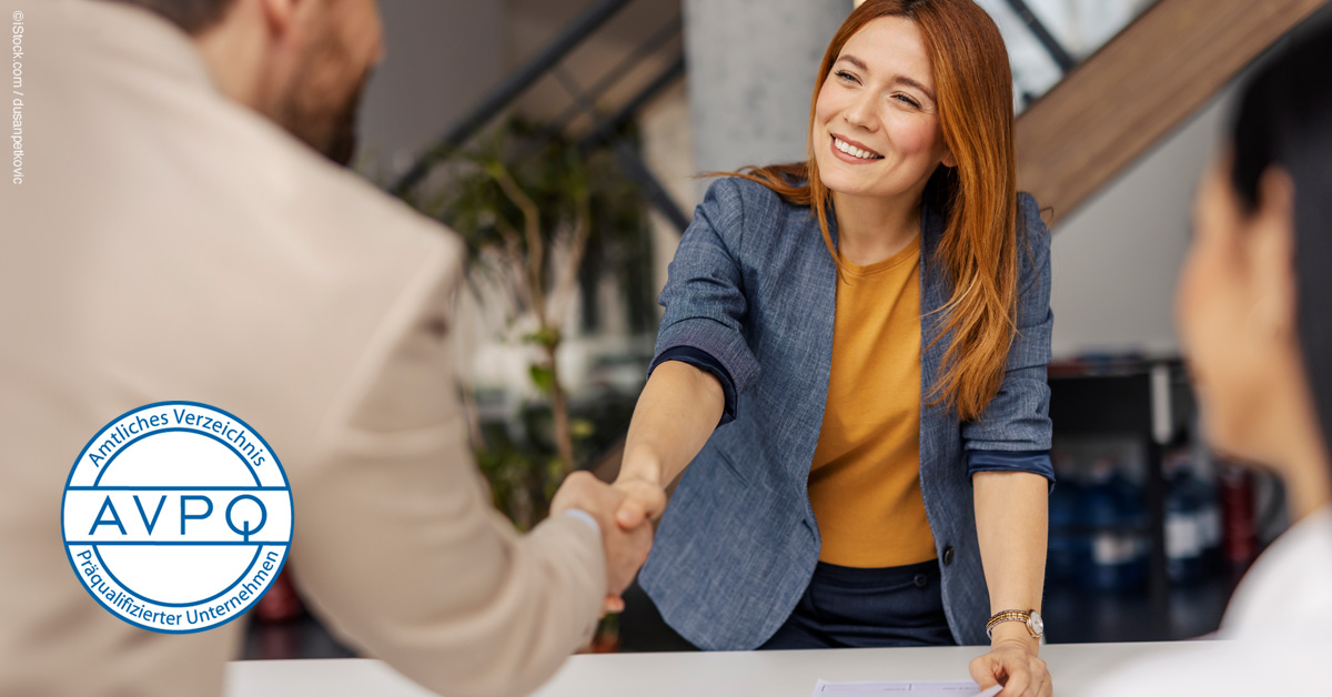 MetaComp Würzburg im Amtlichen Verzeichnis präqualifizierter Unternehmen (AVPQ)