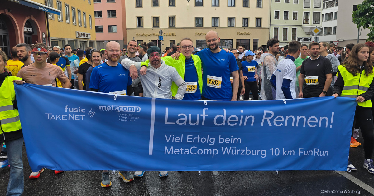 Lauf mit beim „MetaComp Würzburg 10 km FunRun 2026“!