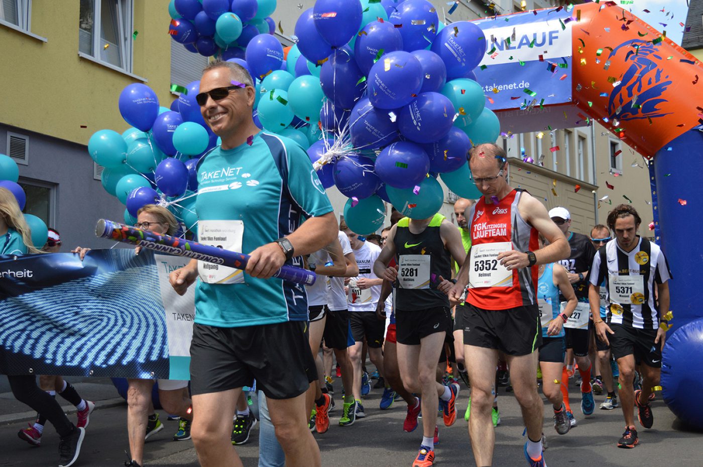 TAKENET 10 km Funlauf 2017