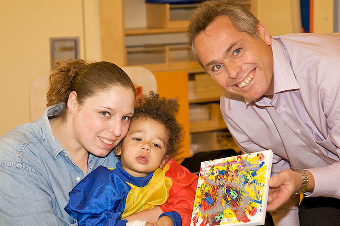 Malstunde in der Mönchbergklinik