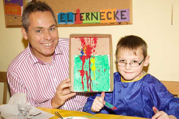 Malstunde in der Uni-Kinderklinik